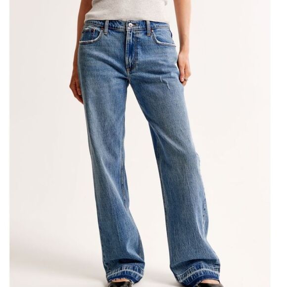 NWT abercombie 90s baggy low rise jeans - Picture 9 of 9